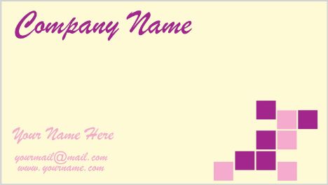 Light business cards vector