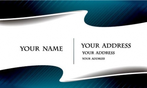 Business card template