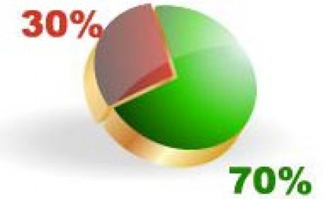 Business chart statistics template