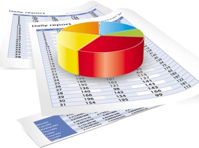 Business charts template