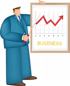 Business man clipart vector