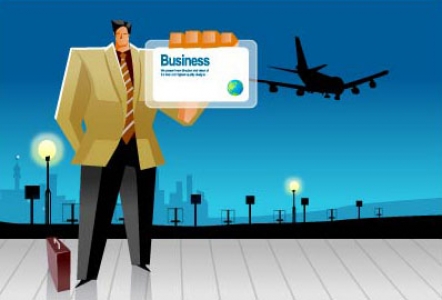 Business man clipart vector