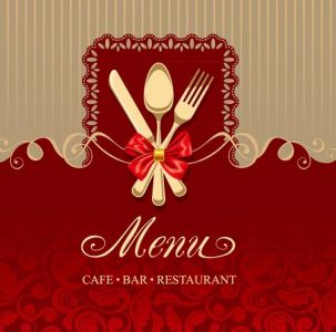 Cafe bar restaurant menu template