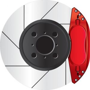 Car brakes-parts vector