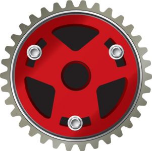 Car gear parts vector