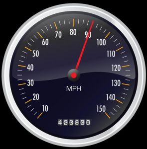 Car dashboard tachometers vector