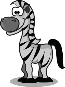 Zebra vector