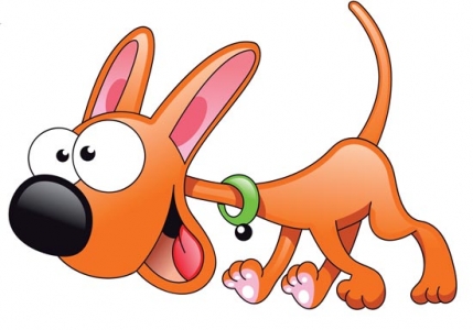 Cartoon dog character design