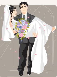 cartoonish-bride-and-groom-vector-card2