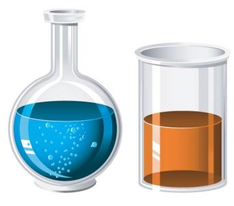 Chemistry experiments and equation writting vectors