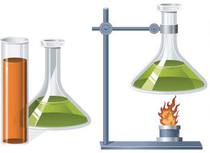 Chemistry experiments and equation writting vectors