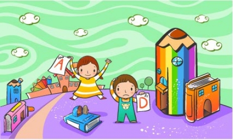 Children illustration for drawing