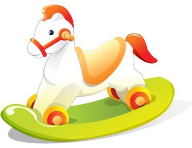 Children toys vector cliparts