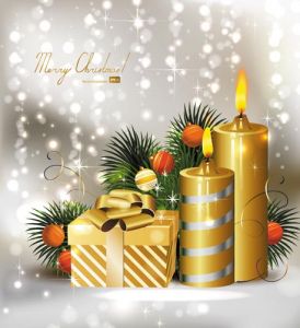 Christmas illustration card vector