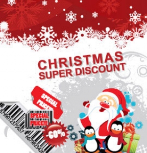 Christmas label discount