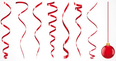 Christmas ribbon