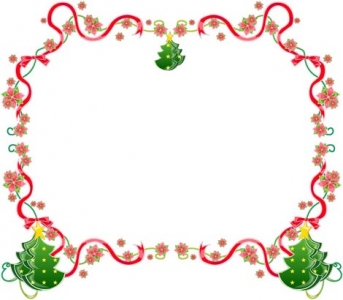 Christmas vector border