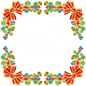 Christmas vector border