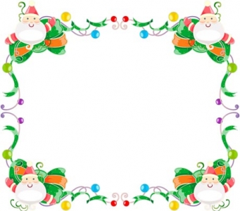 Christmas vector border