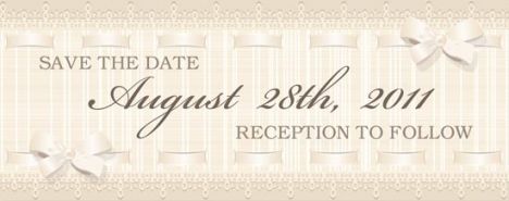 Classic wedding invitation vectors