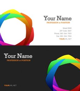 Clean and professional business cards for Photoshop