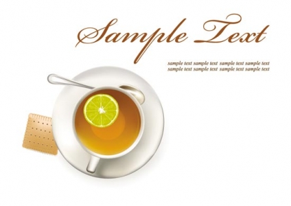 Tea cup vector