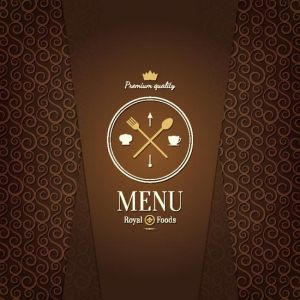 Restaurant menu vector