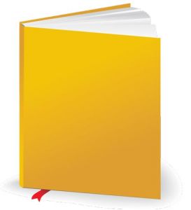 Colored book design vector