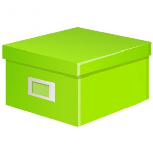 Colored box vector