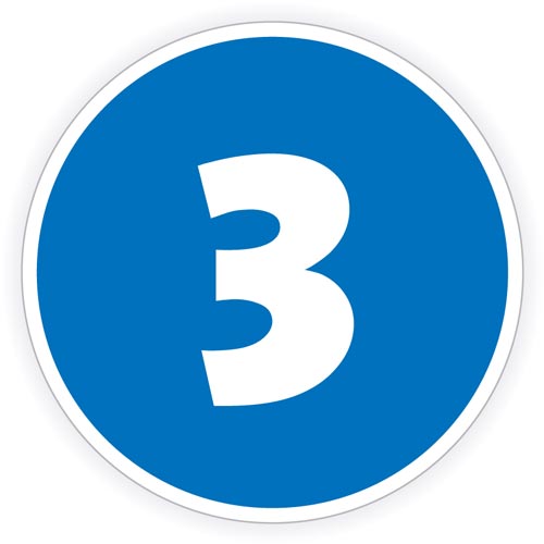 Colored Numbers Vector Stickers
