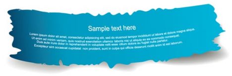 Blue torn paper vector