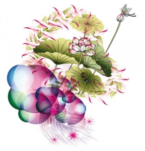 Colorful flower vector design