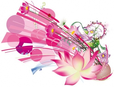 Colorful flower vector design