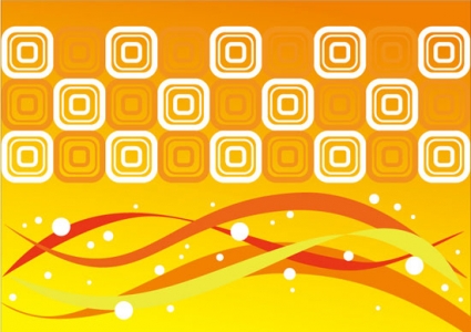 Abstract orange vector