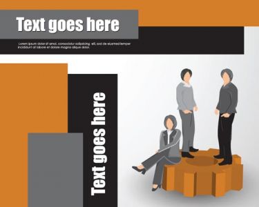 Corporate brochure vector