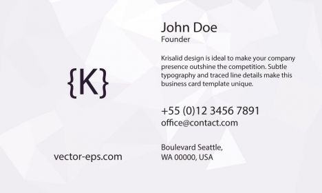 Corporate business cards vector models