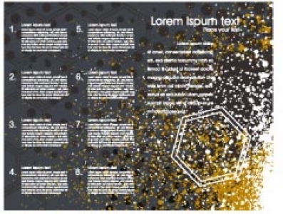 Corporate leaflets layout