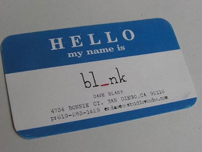 Creative business cards