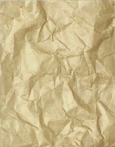 Crumpled paper texture