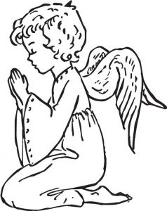 Cupid cartoon sketches vector