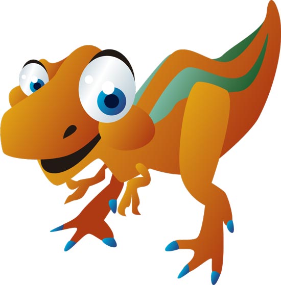 Download Cute baby dinosaurs cartoon vector