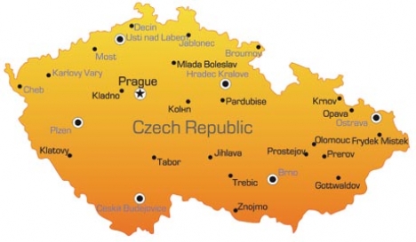 Czech republic map