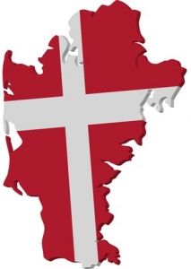 Denmark vector map