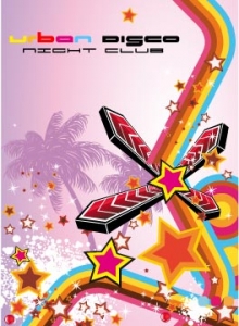 Disco music flyer