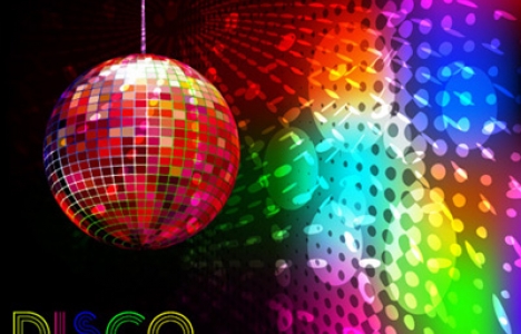 Disco party banner