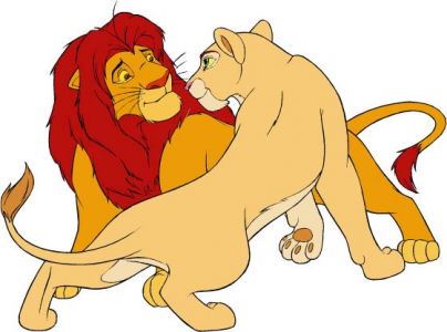 Lion King clipart in corel draw format