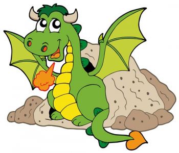 Dragons cartoon vectors design