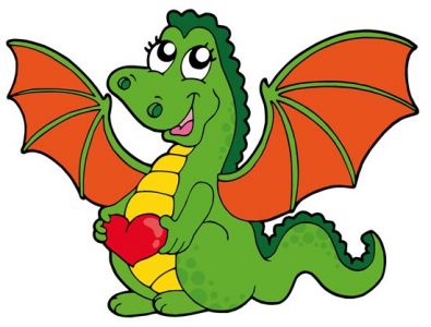 Dragons cartoon vectors design