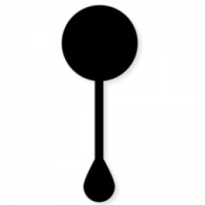 Dripping circle brush