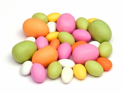 Easter basket eggs